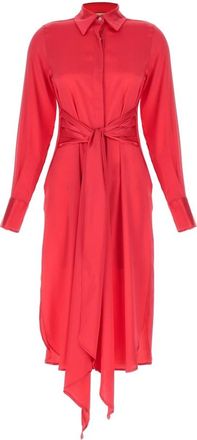 Le Twins Cervia Maxi Shirt Dress - Dames - Shirt Kleedjes - Roze - XS - Kleedjes