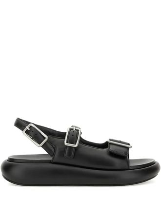 Ash buckle-detail platform sandals - Black
