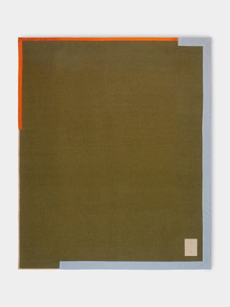 Studio Shamshiri Handwoven Cashmere Irregular-Border Extra Large Blanket (118in/3m)