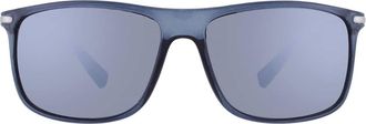 Guess Smoke Mirror Rectangular Mens Sunglasses GO00017 90C 57