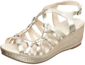 Antelope Genna Platform Wedge Sandal in Gold at Nordstrom Rack, Size 10Us / 41Eu