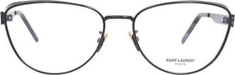 Saint Laurent Cat-Eye Eyeglasses - Black