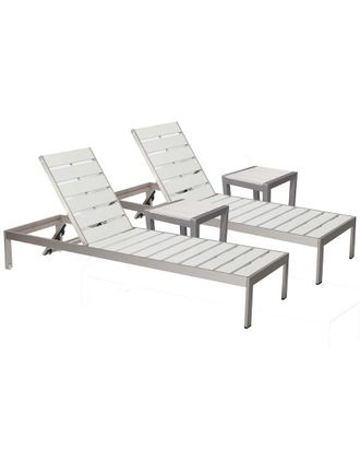 Pangea Home Indoor/Outdoor 2 Joseph Lounger & 2 Side Tables