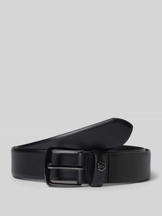 HUGO BOSS G&uuml;rtel aus echtem Rindsleder Modell SYHR in Black, Gr&ouml;&szlig;e 100