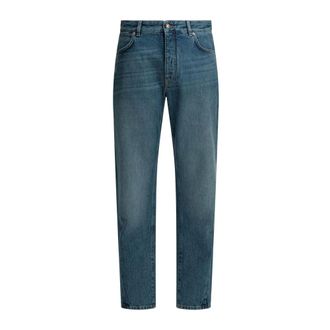 Givenchy Rechte jeans - Heren - Jeans - Blauw - Maat: W34 Katoen