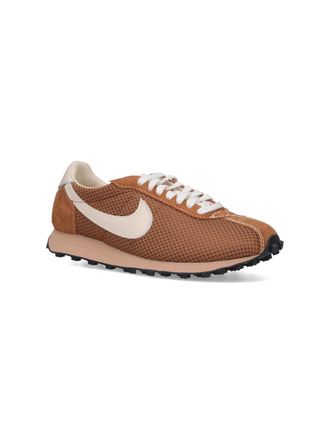 Nike Textured Mesh & Suede Sneaker - Brown