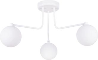 Wonderlamp L&aacute;mpara Cumo Blanco, 3 Luces