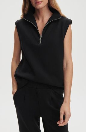Varley Magnolia 2.0 Sleeveless Half Zip in Black at Nordstrom, Size X-Large