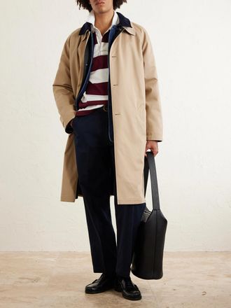 Drake's + HIM Straight-Leg Cotton-Twill Chinos