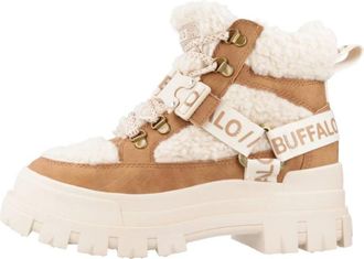 Buffalo Aspha Winterlaarzen - Dames - Winterlaarzen - Beige - 36 EU - Schoenen