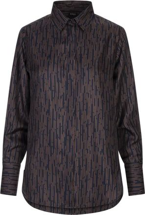 Kiton Dames, Blouses & Shirts, Zwart, Maat: XS Zijde