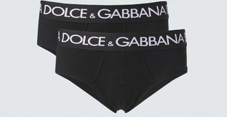 Dolce & Gabbana Set of 2 cotton-blend jersey briefs
