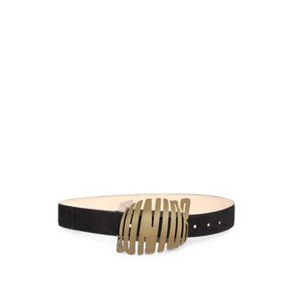 Jean Paul Gaultier Riem - Dames - Riemen - Zwart - 80 CM - Su&egrave;de - Accessoires