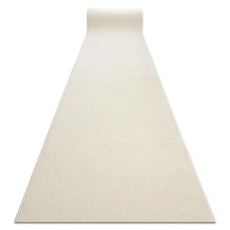 RugsX Rugsx - Passatoia Karmel Pianura, Un Colore Bianca 120 Cm White 120x670 Cm
