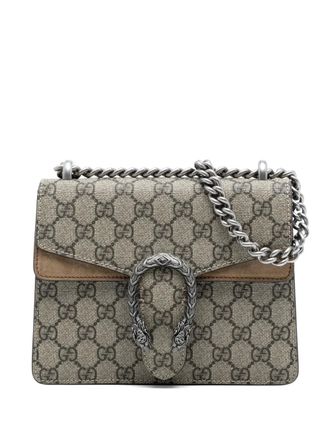 Gucci 2016-2025 Small GG Supreme Dionysus crossbody bag - Marrone