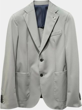 L.B.M. 1911 Hombre, Trajes, Gris, Talla: S