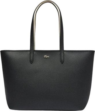 Lacoste Anna Zipp&eacute; Tote - Dames - Shoppers - Zwart - ONE Size - Tassen