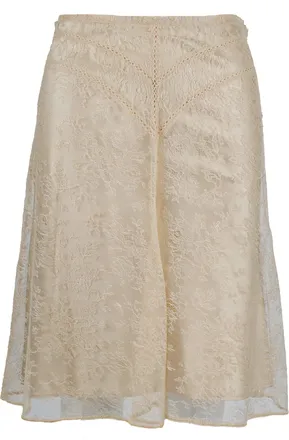 Moschino Moschino kanten A-lijn rok - jaren 10