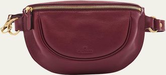 IL BISONTE Oliveta Zip Leather Belt Bag