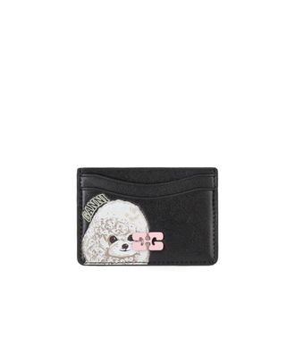 キーホルダー・キーリング Ganni Grape wallet - Ganni - Leather - Blue Ganni Grape Wallet - Leather - Blue | ModeSens