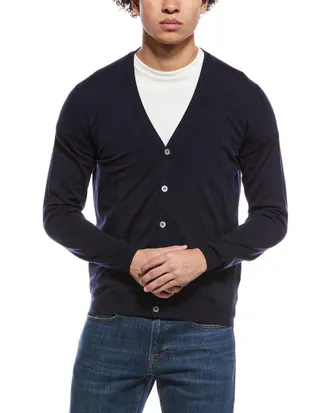 Slowear Zanone by Slowear V-Neck Wool-Blend Cardigan