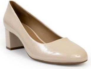 Aerosoles Faux Leather Pump in Stone at Nordstrom Rack, Size 6.5