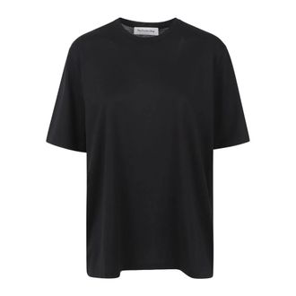 Frankie Shop Harper Soft T-Shirt - female - The Frankie Shop - T-Shirts - Black - XS - Tops