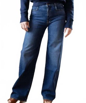 Edwin Marli Slate Wide Leg Jean In Fleet
