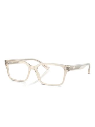 Emporio Armani square-frame glasses - Neutrals