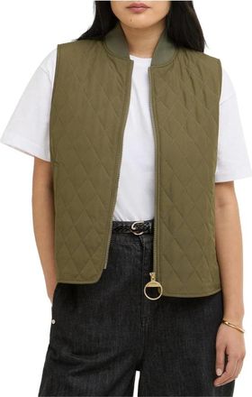 Barbour Roeburn Gilet - Dames - Bodywarmers - Groen - S - Polyester - Jassen