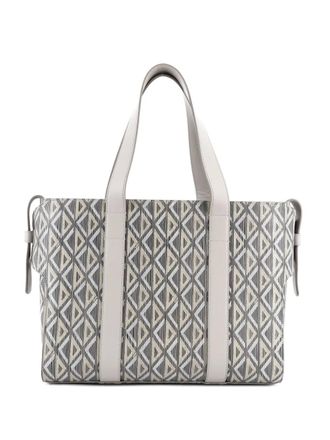 Dior Corolle CD Diamond Coated Canvas tote bag - Grijs