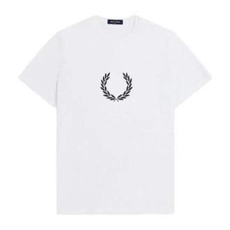 Fred Perry Heren, Tops, Wit, Maat: 2XL Katoen