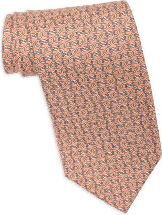 Brooks Brothers Horsebit Silk Tie in Orange at Nordstrom Rack
