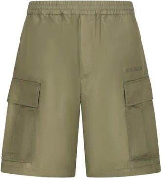 Khrisjoy Casual Shorts, male, Green, M, Satin Bermuda Shorts