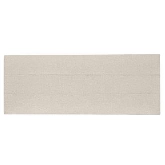 NATYAL Cabecero tapizado de pared acolchado para cama de 150cm color crudo