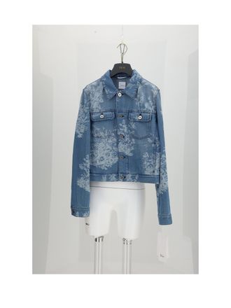 Dior Womens Denim Jacket Blue Cotton