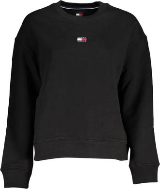 Tommy Hilfiger Hoodies & sweatvesten, Heren, Zwart, L, Katoen, Katoenen Sweatshirt