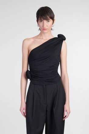 Magda Butrym Topwear T shirt 01 in viscosa nera