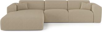 Sia Home Sof&aacute; cama izquierdo pana beige 140 cm