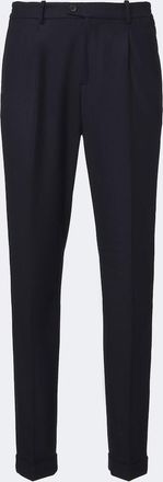 Thom Sweeney Wool-blend chinos