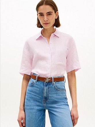 Tommy Hilfiger Camisa de manga corta con corte amplio