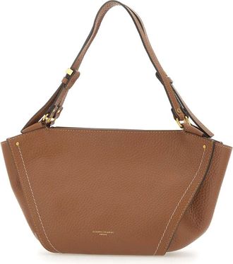 Gianni Chiarini Bloom Schoudertas - Dames - Schoudertassen - Bruin - ONE Size - Leer - Tassen