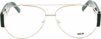MCM MW5001008 Aviator Metal Eyeglasses - Gold