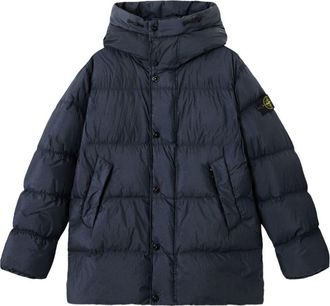 Stone Island Short Hooded Down Jacekt-Uomo