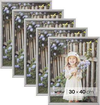 Woltu Woltu Marcos De Fotos Originales De Madera Juego De 5 Marcos Para Fotos Mesa Pared Marcos Moderno De Estilo 30x40 Cm Marcos Vintage Para Gift Regalo C
