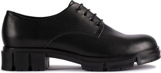 Clarks Teala Lace Leather Shoes in Black Standard Fit Size 7