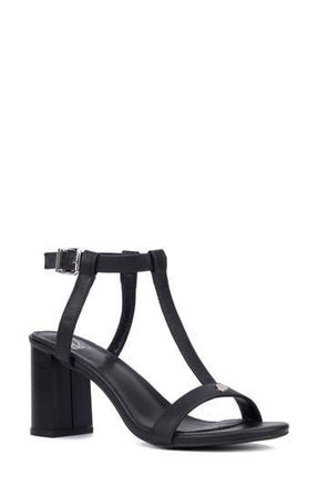 New York & Company Livvy Block Heel Sandal in Black at Nordstrom Rack, Size 7.5