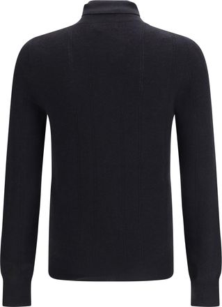 Dries Van Noten Mens Sweater Mettur Dark Grey Fleece Wool (ovis Aries)