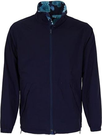 Lords of Harlech Pascali Reversible Performance Jacket in Serious Floral Navy at Nordstrom, Size Xx-Large