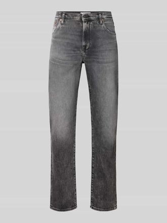 Replay Straight Fit Jeans mit Eingrifftaschen Modell AIDEEN in Mittelgrau, Gr&ouml;&szlig;e 30/30